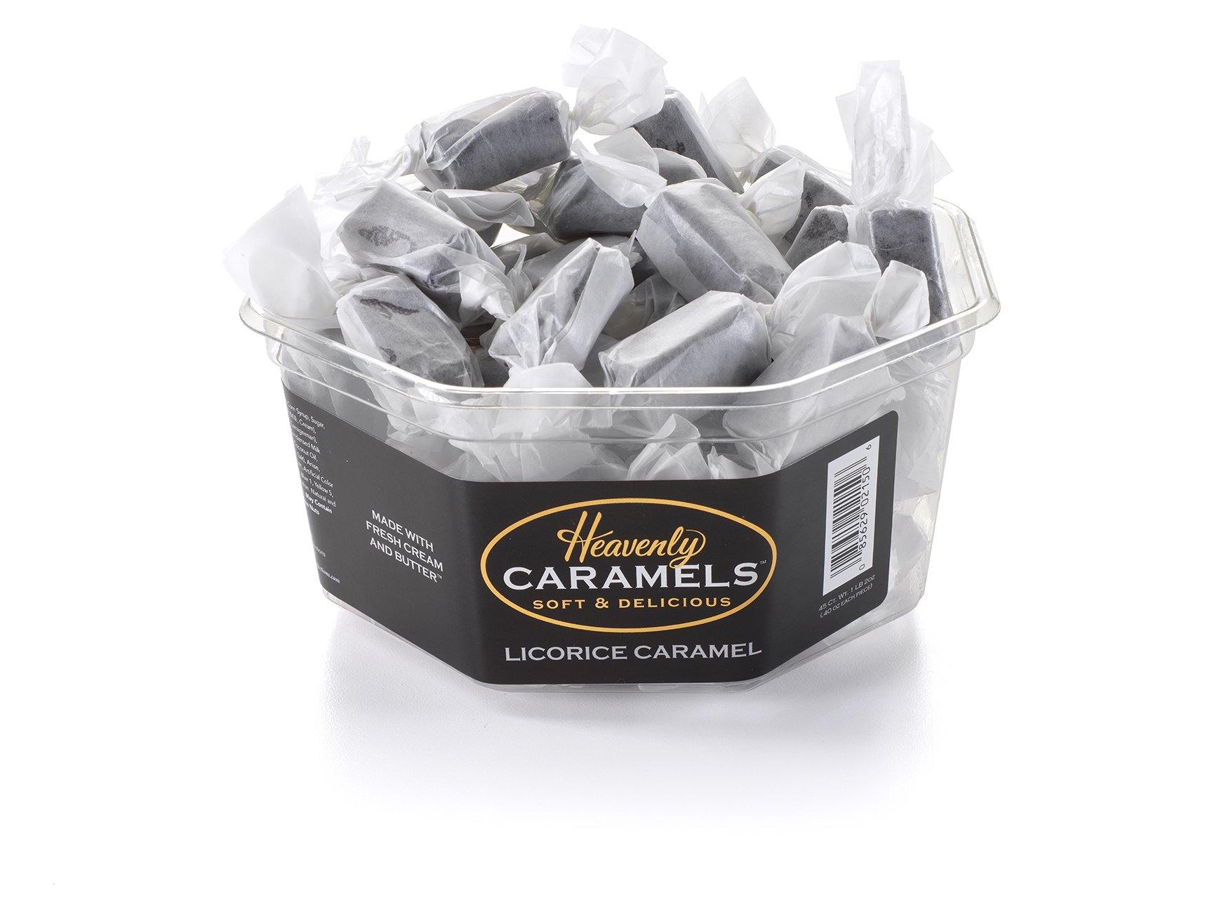 Licorice Caramel Tub - Heavenly Caramels
