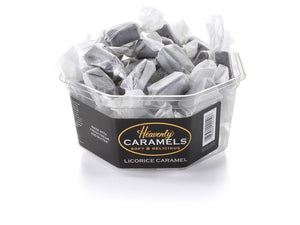 Licorice Caramel Tub - Heavenly Caramels