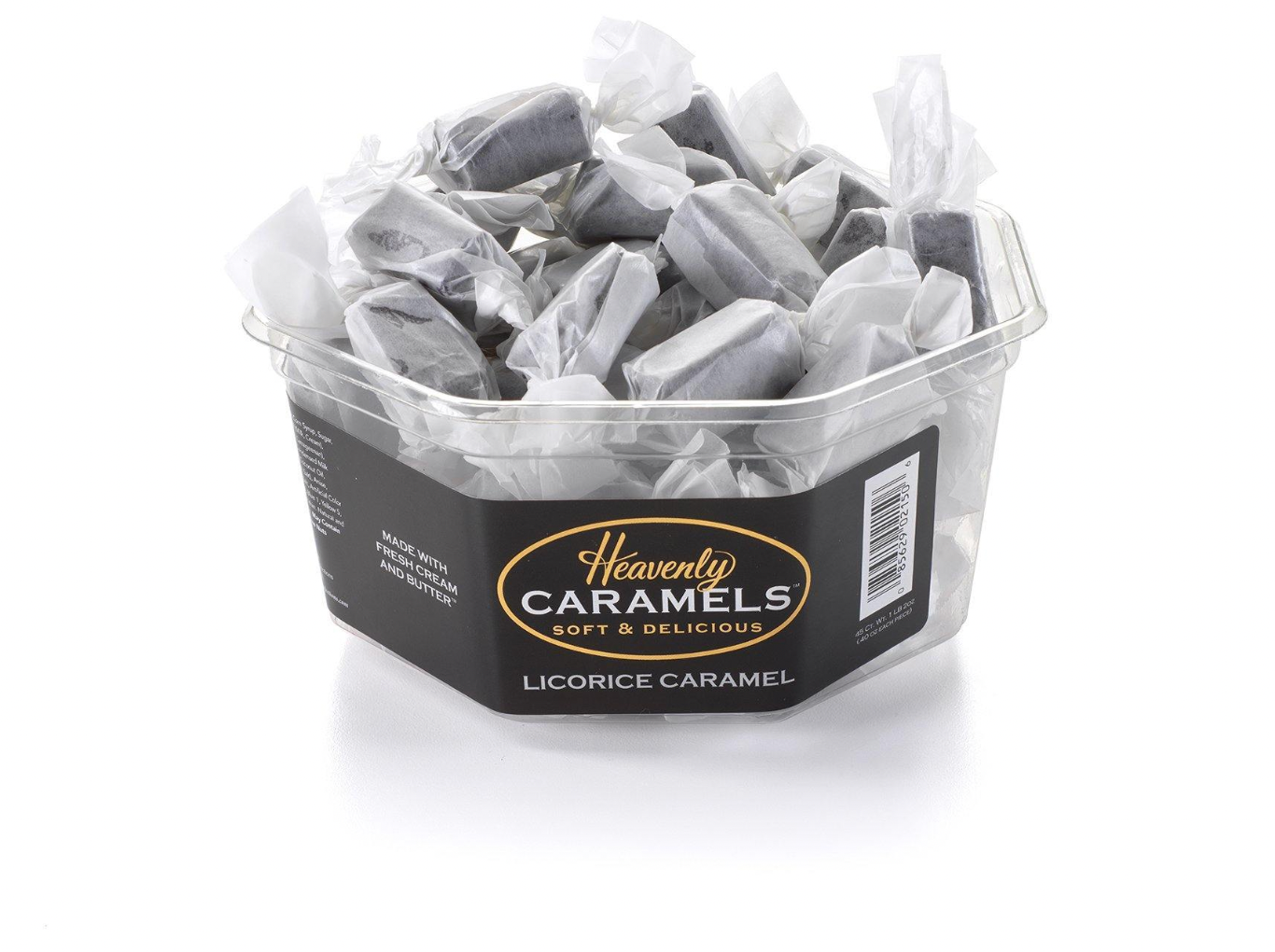 Cozy Confections Black Licorice Rockies Candy - 1 Pound Bag