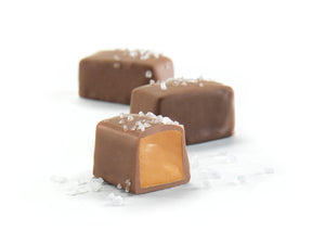 Chocolate Covered Vanilla Sea Salt Caramel - Heavenly Caramels